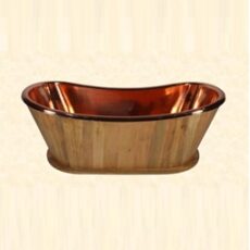 Copper and Wooden Bathtubs